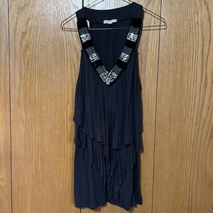 Jewelled Sleeveless Blouse
